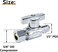 Vintex 12 Inch PEX x 38 Inch OD Compression PEX Straight Valve 5 Pack Quarter Turn Water Shut Off Valve Solid Brass CVPC