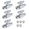 Vintex 12 Inch PEX x 38 Inch OD Compression PEX Straight Valve 5 Pack Quarter Turn Water Shut Off Valve Solid Brass CVPC