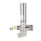 EFIELD 14 Turn Stop Straight Valve 12 Nominal 58 OD Compression x 38 OD With Stainless Steel Water Hammer Arrestor Chrome Plated BrassARSTRVLV002