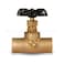 Midline Valve 34 inch No Lead Cast Brass Stop And Waste Valve With Solder Cup Connectors