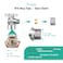 Minimprover 4 Pack Premium Brass Chrome plated 12 FIP Female Thread x 38 Inch OD Compression Quarter Turn Water Angle Stop Valve Shut Off
