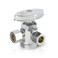 EFIELD Dual Compression Outlet MultiTurn Angle Stop Valve12 Fip Iron Pipe x 38 inch x 38 inchChrome Plated Brass 1VALVE162