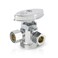 EFIELD Dual Compression Outlet MultiTurn Angle Stop Valve12 Fip Iron Pipe x 38 inch x 38 inchChrome Plated Brass 1VALVE162