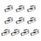 EFIELD Pack of 10 14 Turn Straight Stop Valve 38 OD Compression X 12 CPVC Pipe Connection Chrome Plated BrassVALVE07310PCS