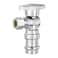 EFIELD Pack of 10 Stop Angle Valve 12 Copper Press x 38 OD Compression 14 Turn LF Brass Made Chrome PlatedVALVE393