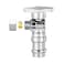 EFIELD Pack of 10 Stop Angle Valve 12 Copper Press x 38 OD Compression 14 Turn LF Brass Made Chrome PlatedVALVE393