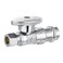 EFIELD Pack of 10 Stop Straight Valve 12 Copper Press x 38 OD Compression 14 Turn LF Brass Made Chrome PlatedVALVE397