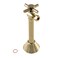 Kingston Brass CC83202DX Concord 12 Sweat x 38 OD Comp Angle Shut Off Valve with 5 Extension Polished Brass