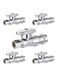 EFIELD Pack of 5 Stop Straight Valve 12 Copper Press x 38 OD Compression 14 Turn LF Brass Made Chrome PlatedVALVE3975PCS