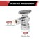 EFIELD 5Pack 12 FIP Iron Pipe x 38 Compression Chrome 14Turn Angle Stop Water Shutoff ValveVALVE0545PCS