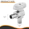HeSun 10PCs Pex Barb Crimp Angle Stop Valve 12 x 12 PEX Angle Stop 14 Turn Shut Off Valve for Bathroom ASTM F1807 VALVE10210