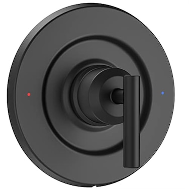 KANDENT Replacement for Moen T2901BL Gibson PosiTemp Valve Trim Kit Matte Black Shower Trim Kit Shower Lever Handle Compatible with Moen 2510 Valve