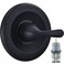 RJDIBAN Replacement for Delta Classic 13 Series SingleFunction Trim Kit T13020BL Matte Black Shower Handle Fit Delta Shower Valve R10000 Series Cartridge Included