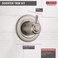 Delta Faucet 3Setting Shower Handle Diverter Trim Kit Champagne Bronze T11800CZ Valve Not Included