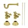 Kingston Brass CC43107LKB30 Trimscape Traditional Plumbing Sink Trim Kit with PTrap in Brushed Brass