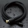 briskspring Shower Hose UltraSoft Silicone Shower Hose Replacement AntiKink Designed Handheld Shower Head Hose Extension with Brass Insert and Nut 79 Inches Black