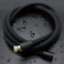 briskspring Shower Hose UltraSoft Silicone Shower Hose Replacement AntiKink Designed Handheld Shower Head Hose Extension with Brass Insert and Nut 79 Inches Black