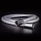 briskspring Shower Hose UltraSoft Silicone Shower Hose Extension AntiKink Designed Long Handheld Shower Head Hose Replacement with Brass Insert and Nut 69 Inches Silver