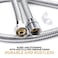 Blissland Shower Hose Extra Long 99 Inches Stainless Steel Handheld Shower Head Hose with Brass Insert and Nut Durable and Flexible
