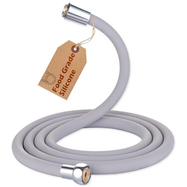 CWPW UltraSoft Silicone Shower Hose Replacement 79 Inch Extra Long HandHeld Hose with Brass Insert and Nut AntiKink Designed