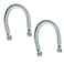 PROCURU 2Pack 34 FIP x 24 2Ft Stainless Steel Water Heater Flex Connector Safe 6WAA242P