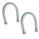 PROCURU 2Pack 34 FIP x 24 2Ft Stainless Steel Water Heater Flex Connector Safe 6WAA242P