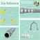 Marekineko Universal Washing Machine Drain Hose Extension Portable Washer Drain HoseDishwasher Drain Hose with Clamp 65ft