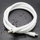 COMNANO 59 Inches Silicone Shower Hose Replacement AntiKink Designed Handheld Shower Head Hose UltraSoft Hoses Extension with Brass Insert Nut White