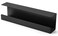 ZhiYo 165 Inch Sturdy Under Desk Cable Management Tray Metal Cable Tray Under Desk Black Table Management Basket Wire Hider 1 Pack