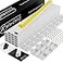 AELECTRIC A ELECTRIC Cord Cover Full Kit 26ft315in SelfAdhesive Cable Raceway 20 SnapOn Channels Wire Hider for TV HDMI Speaker Cables Includes Connectors Corners Paintable Cable Management White
