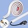 UOMTFAI Wall Cord Hider 78 Inch SelfAdhesive Wire Cover Raceway for Walls Flexible PVC Cable Concealer for Home and Office W059 H039in White
