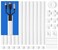 ZhiYo Wall Cable Hider Cord Hider to Hide 23 Cords TV Wire Hider for Wall 204in Cable Management Kit 12 x L17in Cable Raceway White Paintable Cable Concealer W098in x H05in