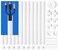 ZhiYo Wall Cable Hider Cord Hider to Hide 23 Cords TV Wire Hider for Wall 204in Cable Management Kit 12 x L17in Cable Raceway White Paintable Cable Concealer W098in x H05in