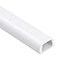 ZhiYo Wire Covers for 2 Cords Wire Hider on Wall Mounted White Cord Cover Kit Cable Cover Cable Concealer for Extension Cord Ethernet Cable Speaker Wire 07inW x 04inH