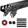 ENONCI Updated Cable Raceway Kit 31 2X154 Inch Open Slot Wire Covers for Cords Under Desk Cable Management System to Hide Under DeskTvComputerNetPower Cords Pack 2