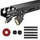 ENONCI Updated Cable Raceway Kit 77 5x154 Inch Open Slot Wire Covers for Cords Under Desk Cable Management System to Hide Under DeskTvComputerNetPower Cords Pack 5