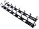 APC Rackmount Vertical Cable Organizer AR8442 8 Cable Rings Zero U