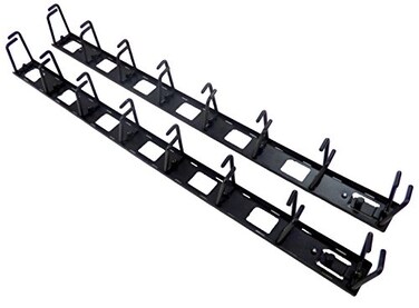 APC Rackmount Vertical Cable Organizer AR8442 8 Cable Rings Zero U