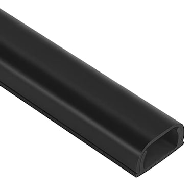 ZhiYo Wire Covers for 2 Cords Cord Hider on Wall Mounted 68in Cord Cover Kit Cable Cover Paintable Cable Concealer for Extension CordEthernet CableSpeaker Wire Hider Black W07in H04in