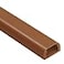 ZhiYo Wire Covers for 2 Cords Wire Hider on Wall Mounted Cord Cover Kit Cable Cover Paintable Cable Concealer for Extension Cord Ethernet Cable Speaker Wire Hider Brown W07in H04in