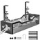 Litwaro Under Desk Cable Management Tray Black Cable Management Under Desk No Drill Cable Organizer with Clamp for Wire Management Cord Organizer No Damage to Desk for Office Home