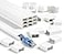 YCLYC Cord Cover Wall Kit 157in Wire Covers for Cords TV Cord Hider for 1 Thick Wire Cable Hider for Wall Mount TV Cable Cover Raceway White 10 x L157 W078 H04