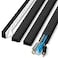 YCLYC Cable Cover 628in Black Cord Hider for TV Paintable Cord Cover Kit Hide Cords Cord Concealer Cable Channel 4xL157in W098in H05in
