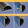 D-Line DLine Cord Cover Decorative Wall Cord Hider Paintable Cable Concealer Cable Raceway Wire Cover Wall Mounted TV Wire Hider Electrical Cable Management 118in W x 059in H x 39in Length Gray