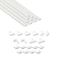 D-Line DLine Half Round Cord Hider Patented Cable Cover Hide TV Wall Mount Wires Raceway for Cords Decorative Wire Covers Paintable Adhesive Cable Concealer 10x 078in W x 039in H x 157in L White