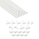 D-Line DLine Half Round Cord Hider Patented Cable Cover Hide TV Wall Mount Wires Raceway for Cords Decorative Wire Covers Paintable Adhesive Cable Concealer 10x 078in W x 039in H x 157in L White