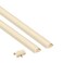 D-Line DLine 314in TV Cord Hider Patented Half Round Cable Cover Hide Wall Mount TV Wires Hinged OnePiece Cable Concealer Adhesive Decorative Raceway 2X 078in W x 039in H x 157in L Beige