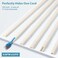 ZhiYo Cord Hider for One Wire 102in Cable Hider Concealer Paintable Wall Wire Covers PVC Cable Management Raceway for A Thick Extension Cord W059 H04in Beige