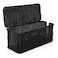 Cantalop Cable Management Box Handmade Rattan Cable Organizer with 2 Open Slots Cord Hider for Power Strip Router USB Hub Registered US Design Patent D1112102 13 x 51 x 51 Black