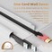KNEELISA 39 Side Open One Cord Hider 14 for Wall Mounted TvSilicone Flexible Cable Cover to Hide Conceal Cords Along WallWire Raceway Management Cable Concealer ChannelElectric Cord OrganizerWhite